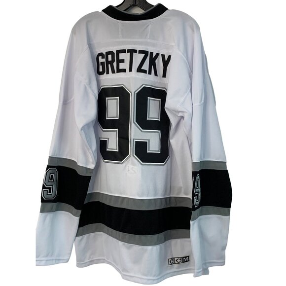 CCM NHL Heroes Of Hockey Gretzky #99 Los Angeles Kings Jersey Size 56 2XL 7402 - Picture 1 of 10